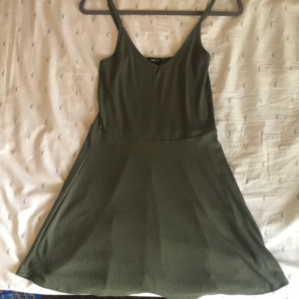 Olive Green Dress